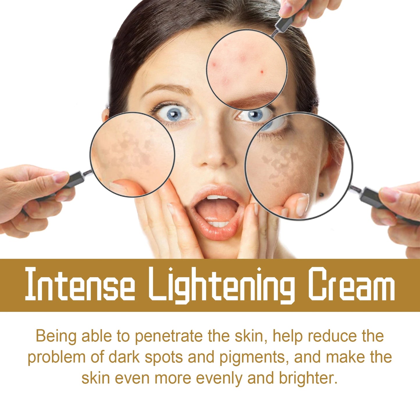 Lightening Cream Contain Kojic Acid Fade Dark Spots Korean Cream