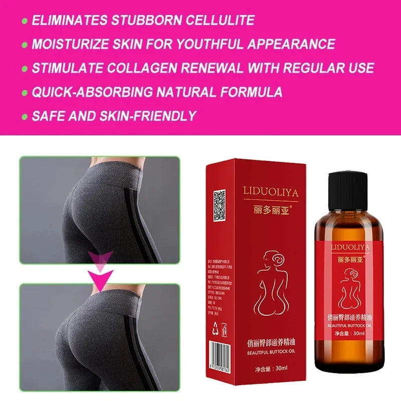 Buttock Enlargement Oil Butt Lift Up Firming Big Hip Enhance Cream Increase Butt Breast Plump Growth Tighten Shape Sexy BodyCare