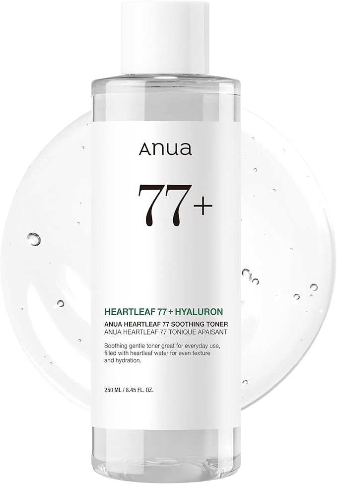 Korean Heartleaf Anua Toner Moisturizing Anti-aging Essence Cleanser Cleansing and Diluting Fine Lines Hydrating Skin Care Set